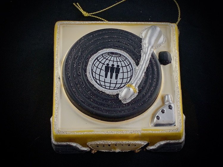 THIRD MAN RECORDS GLASS CHRISTMAS ORNAMENT 5960 2