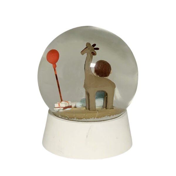 Our Love Story in Snow - Couple's Custom Portrait Globe - Image 2