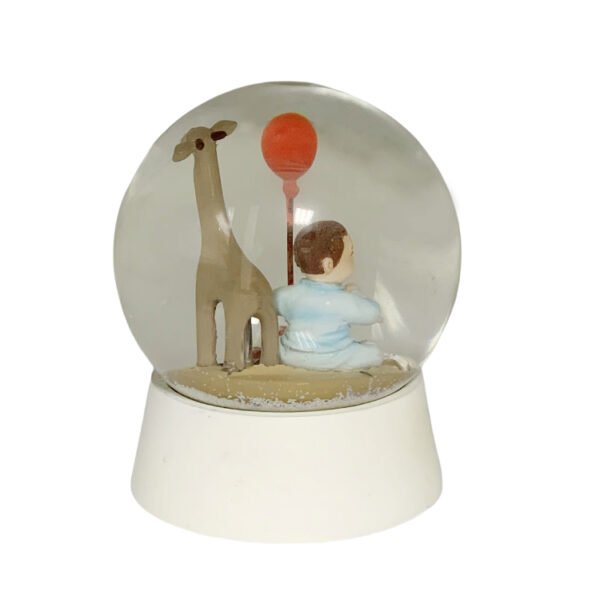 Our Love Story in Snow - Couple's Custom Portrait Globe - Image 3